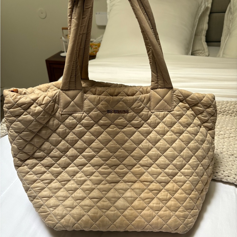 MZ Wallace Beige Medium Metro Tote
